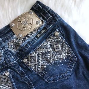 Miss Me bling bootcut jean
